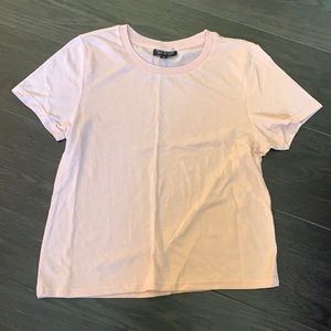 Pink crop t shirt